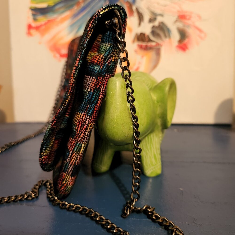 New Small Marmi Rainbow Colored Rectangular Soft … - image 4